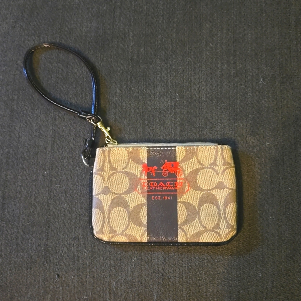 Classic Coach Wristlet